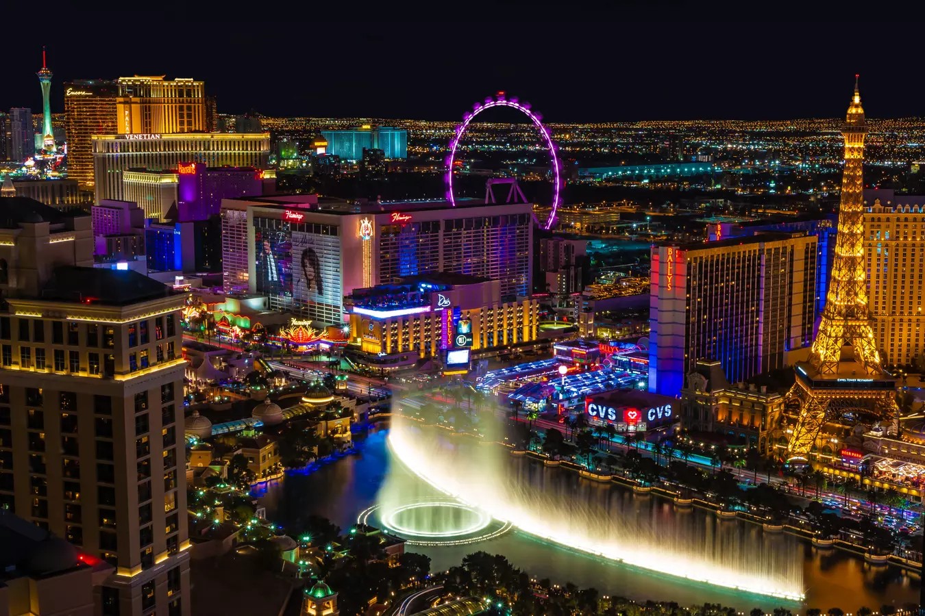 City of Lights from the Sky: Vegas Night Helicopter Ride for 1–3