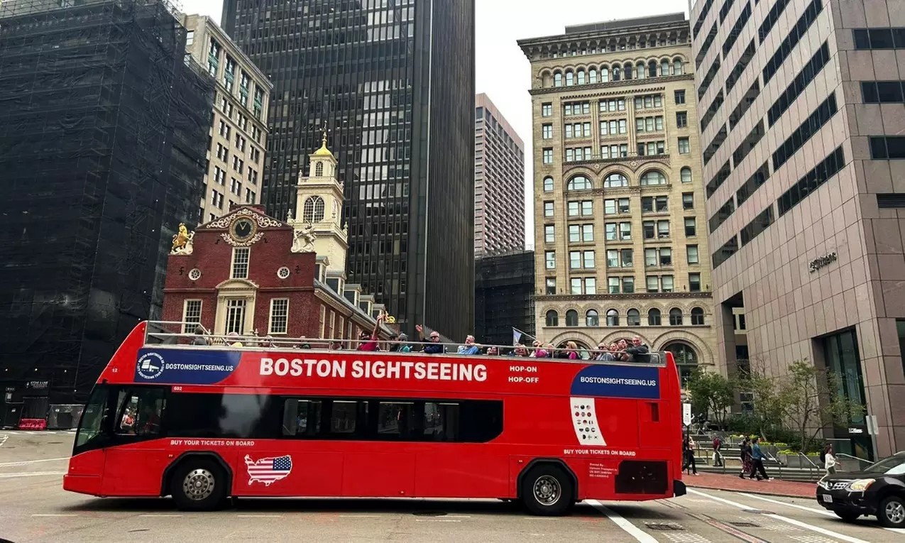 Boston Sightseeing Made Easy: 1-Day Hop-On Hop-Off Double-Decker Tour