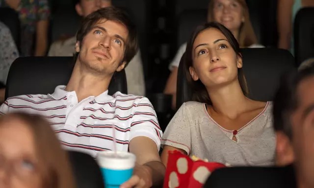 Blockbuster Night Out: 2 Movie Tickets & Dining Credit – Up to 58% Off