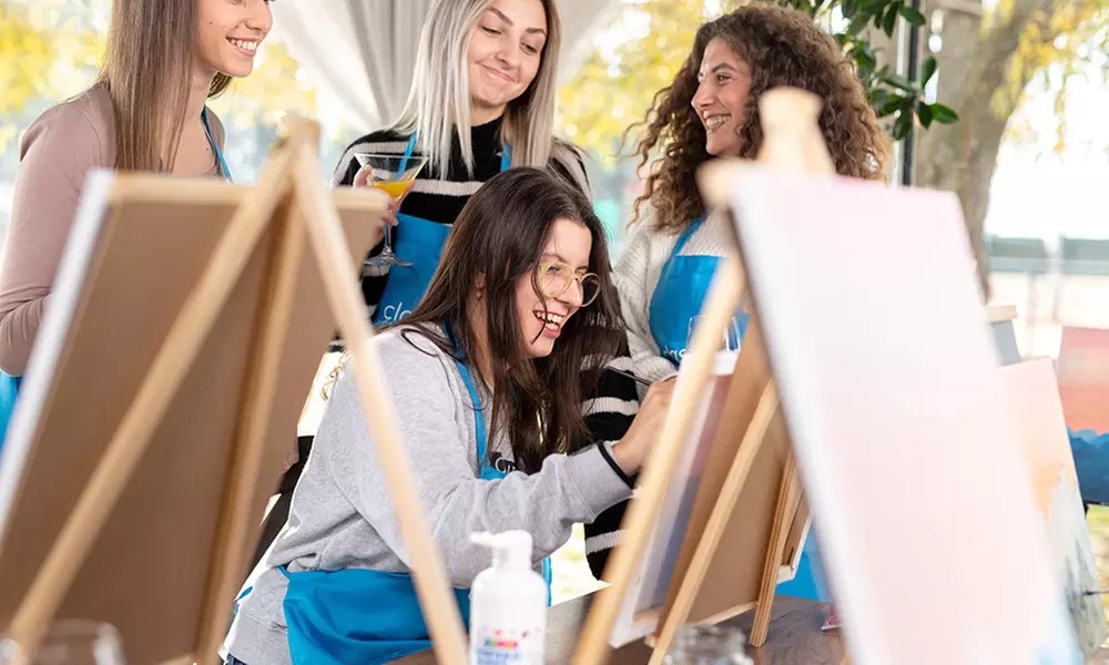 Sip, Paint, and Relax — Easy Step-by-Step Art Classes Near You!