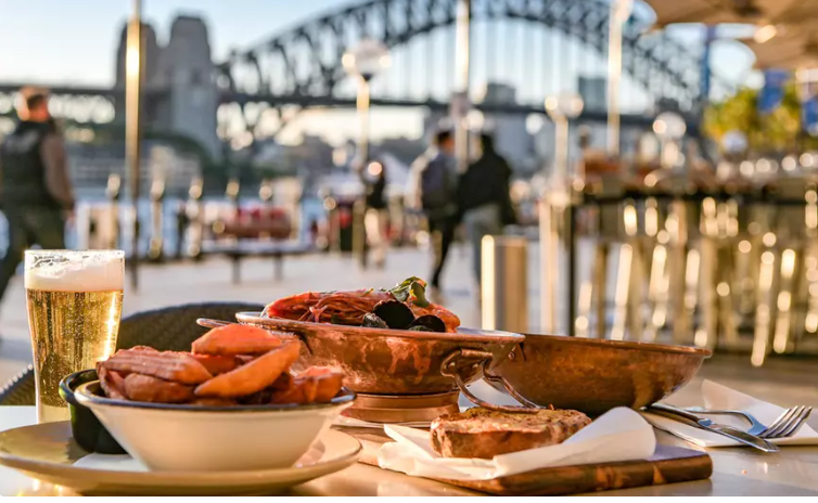Waterfront Dining: Four-Course Italian Feast with Wine or Beer for 2 or 4 – Up to 27% Off