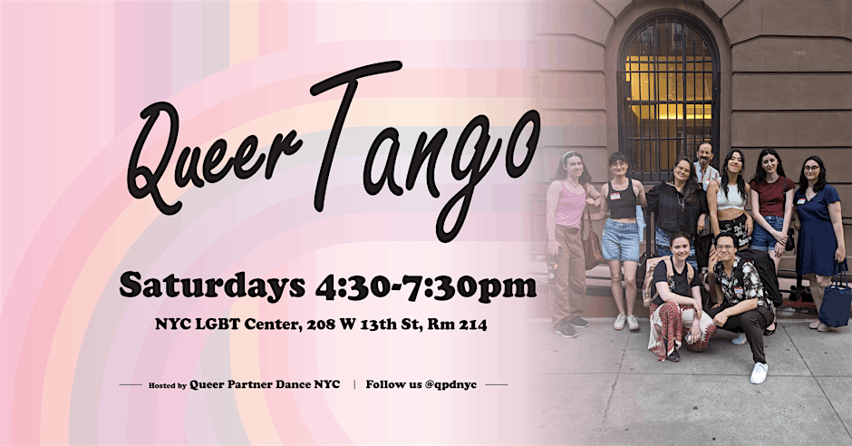 Queer Tango Classes - Saturdays at the LGBT Center