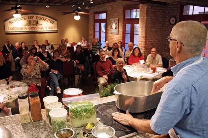 New Orleans Cooking Demonstration Class with Gourmet Meal