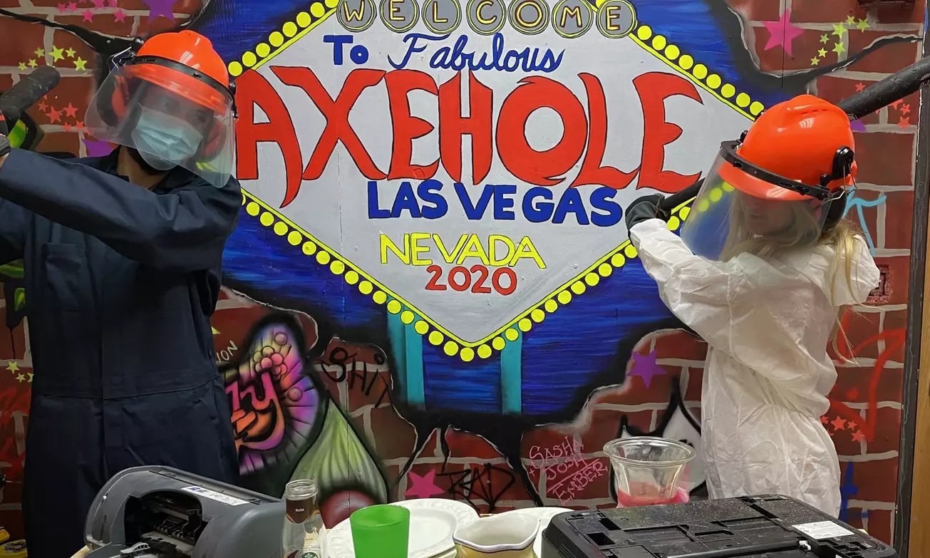Break Stuff, Feel Better: Smash Room Experience at Axehole Vegas – Save Up to 30%!