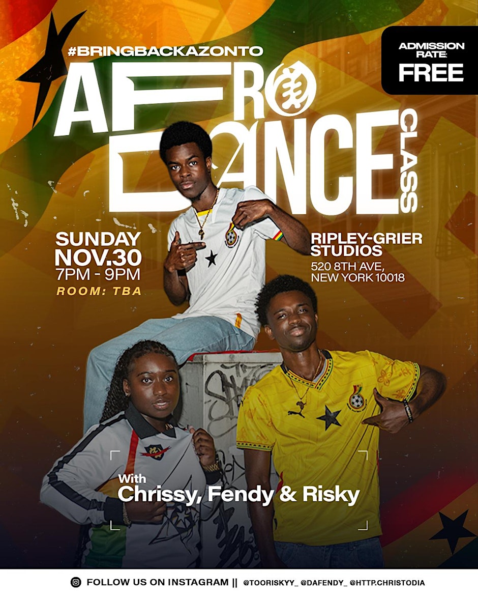 #BRINGBACKAZONTO AfroDance Class