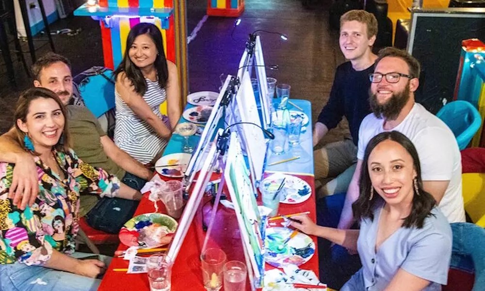 🎨 Sip & Paint Fun: 1-Hour Class + Drink at Charlotte Paint-n-Sip (Up to 55% Off)