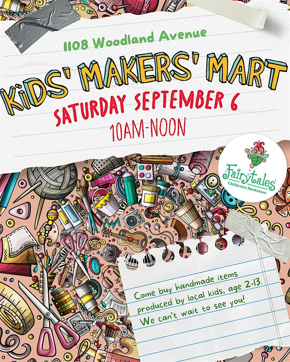 Kids' Makers' Market hosted by Fairytales Bookstore