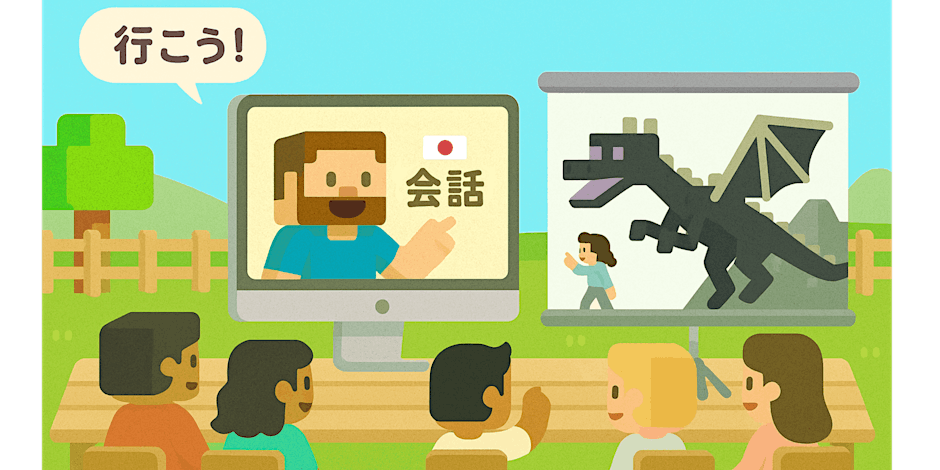 Join Our Free Japanese Trial Lesson in Minecraft!