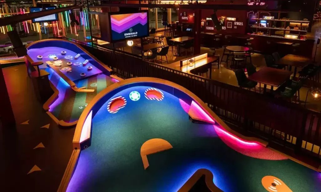 Weekday or Anytime Fun: Modern Mini Golf for Two or Four