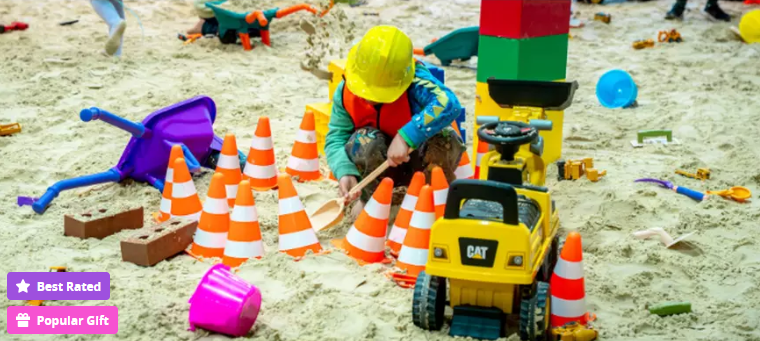 Kids Indoor Play Pass to Melbourne’s Largest Sandpit with 100+ Toys & Themed Zones (Up to 25% Off)